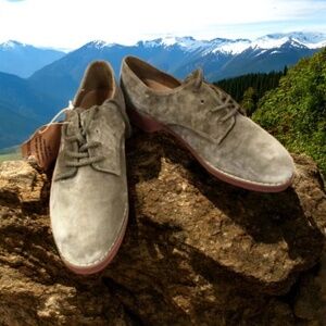 Coasters, Mens, Casual Shoes Genuine Leather, Gray, Size 6, Lace up, Comfort.!